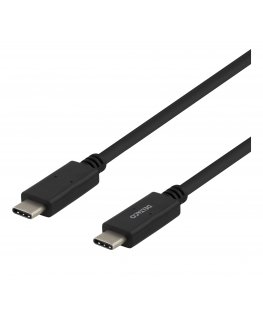 Deltaco USBC-2001M USB cable USB 2.0 1 m Black