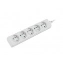 Lanberg PS0-05E-0150-W удлинитель 1,5 m 5 розетка(и) Для помещений Белый