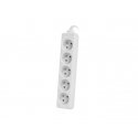 Lanberg PS0-05E-0150-W удлинитель 1,5 m 5 розетка(и) Для помещений Белый