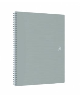 Oxford 400150003 writing notebook A4+ 70 sheets Grey