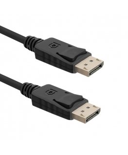 Qoltec DP v1.1 M / DP v1.1 M 2.0m 2 m DisplayPort musta