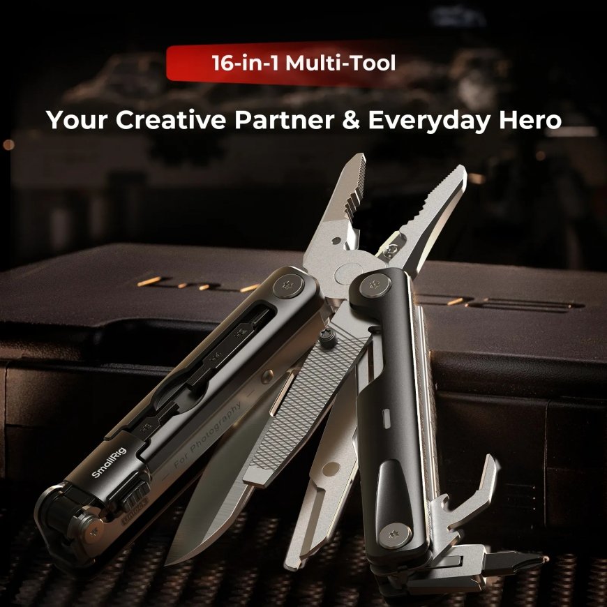 SmallRig Screwdrivers EDC Multi-Tool: 16-in-1 Pocket Tool Kit for Filmmakers & Photographers – 2