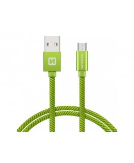 Swissten 71521207 USB cable 1.2 m USB A Micro-USB B Green
