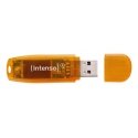 Intenso Rainbow Line USB zibatmiņa 64 GB USB Type-A 2.0 Oranžs Intenso Rainbow Line USB zibatmiņa 64 GB USB Type-A 2.0 Oranžs