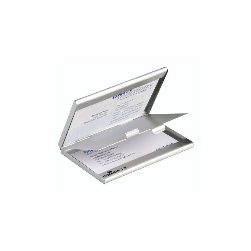 Durable BUSINESS CARD BOX duo vizītkaršu