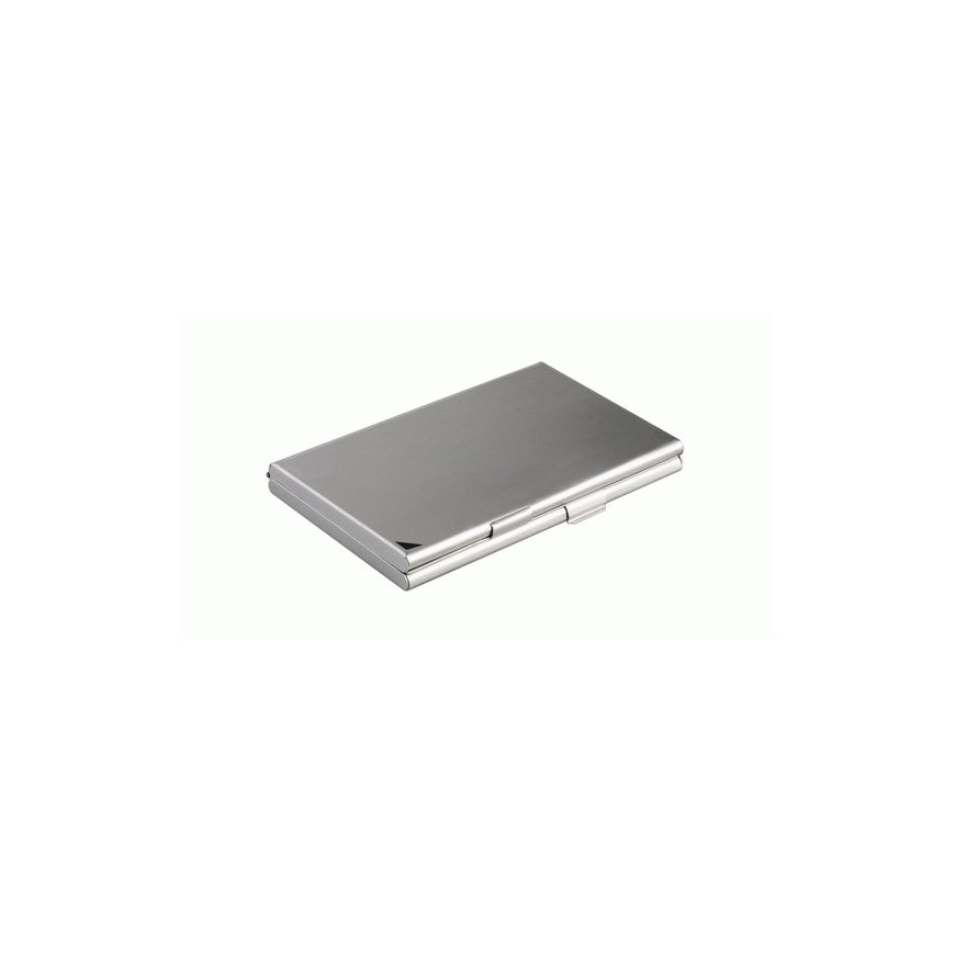 Durable BUSINESS CARD BOX duo business card holder Aluminium Silver – 2