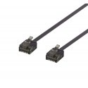 Deltaco UUTP-2077 tinklo kabelis Juoda 0,15 m Cat6a U/UTP (UTP) Deltaco UUTP-2077 tinklo kabelis Juoda 0,15 m Cat6a U/UTP (UTP)