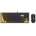Tracer HORNET 87 klaviatūra Pelė įskaityta Žaidimams USB QWERTY Anglų Juoda, Geltona
