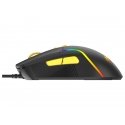 Tracer HORNET 87 näppäimistö Sisältää hiiren Pelaaminen USB QWERTY englanti musta, Keltainen