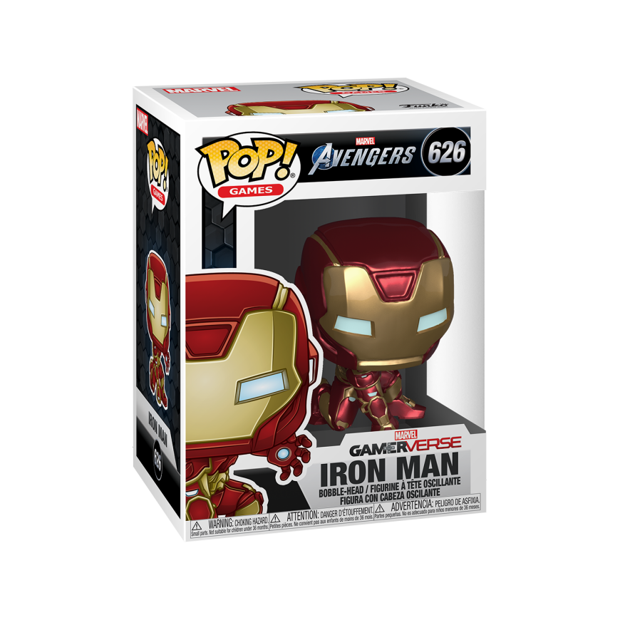 FUNKO POP! Muovinen hahmo: Marvel - Iron Man, 9 cm – 2