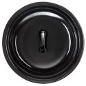 Black enameled cover 24 cm EMALIA OLKUSZ Black enameled cover 24 cm EMALIA OLKUSZ