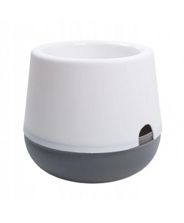 Oem Savaime laistantis gėlių vazonas – 14.5 cm – baltas – su