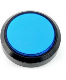 OEM Button 10cm - blue - flat