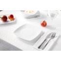 Porcelāna Mariapaula MariaPaula Square Moderna Baltā desertu šķīvis 18cm Porcelāna Mariapaula MariaPaula Square Moderna Baltā desertu šķīvis 18cm