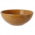 Orion Ceramic Bowl with Engraved Pattern, 650 ml