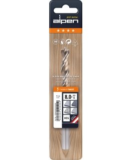 Сверло по дереву 7 мм, серия Timber Twist, Alpen [0067100700100]