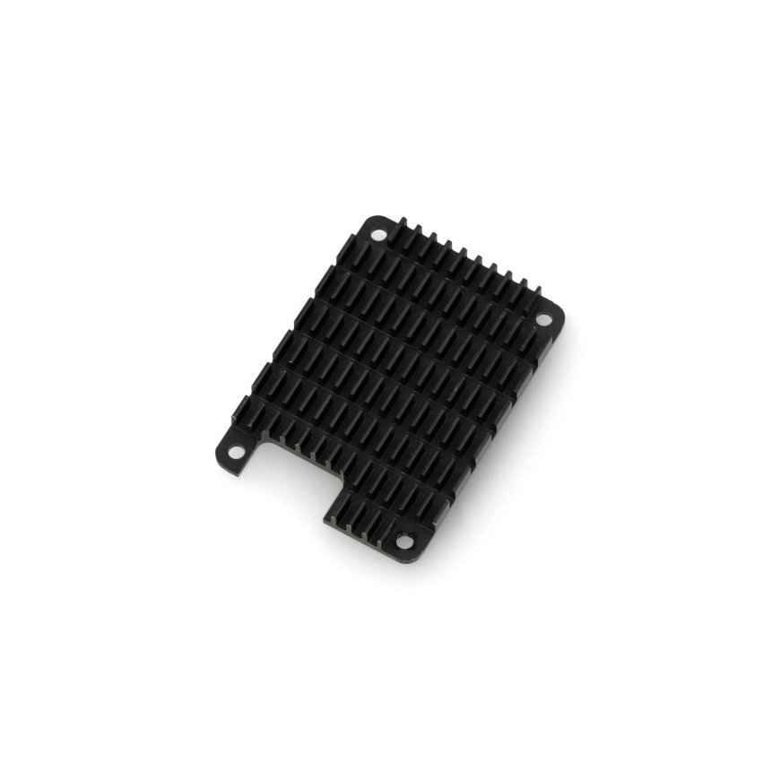 Waveshare Alumiinij radiator, suunniteltu Raspberry Pi Compute Module 4:lle lämpöä johtavalla teipillä, musta