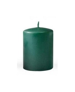 Mondex CLASSIC CANDLES Candle Medium Size Cylinder 7x7x14cm Paraffin Green