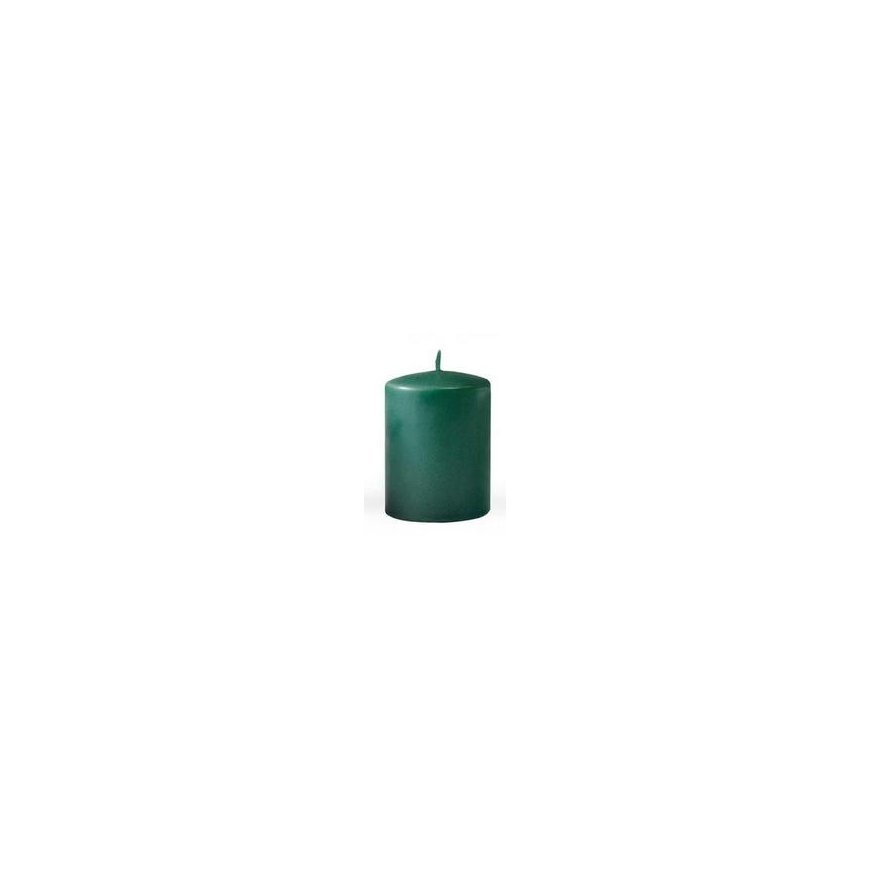 Mondex CLASSIC CANDLES Candle Medium Size Cylinder 7x7x14cm Paraffin Green