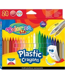 Patio Trinamos plastilinist kreidelid Colorino Kids 24 värvi