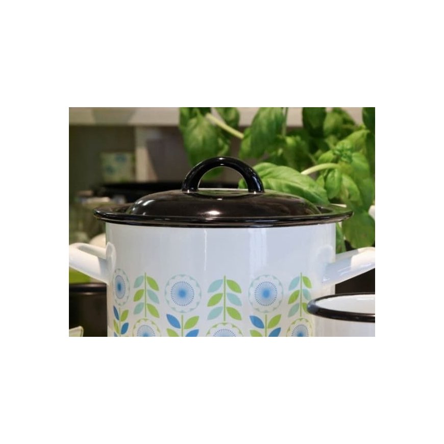 Emalia Silesia Rybnik Enamelled Cover 22 cm Black – 2