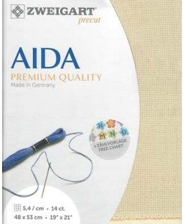 Zweigart Drobe Zweigart Sawitzki Pre-cut Stern-Aida 48x53 cm 370637404853