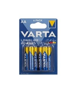 6 pcs R-03 R03 AAA LR06 1.5 V VARTA Longlife Power rechargeable batteries