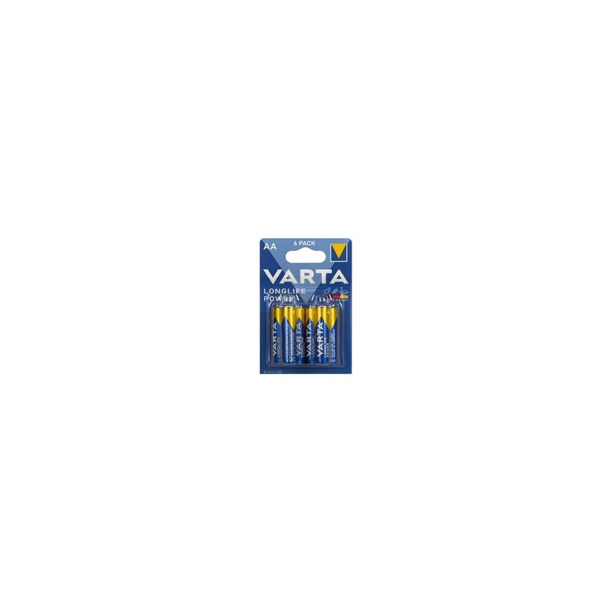 6 tk R-03 R03 AAA LR06 1,5 V VARTA Longlife Power akuulad.