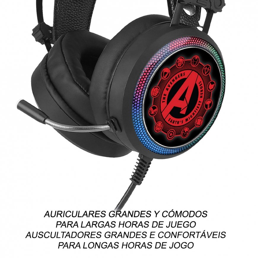 ERT Group LCMHPGAVEN003 headphones/headset Head-band Gaming Multicolour – 3