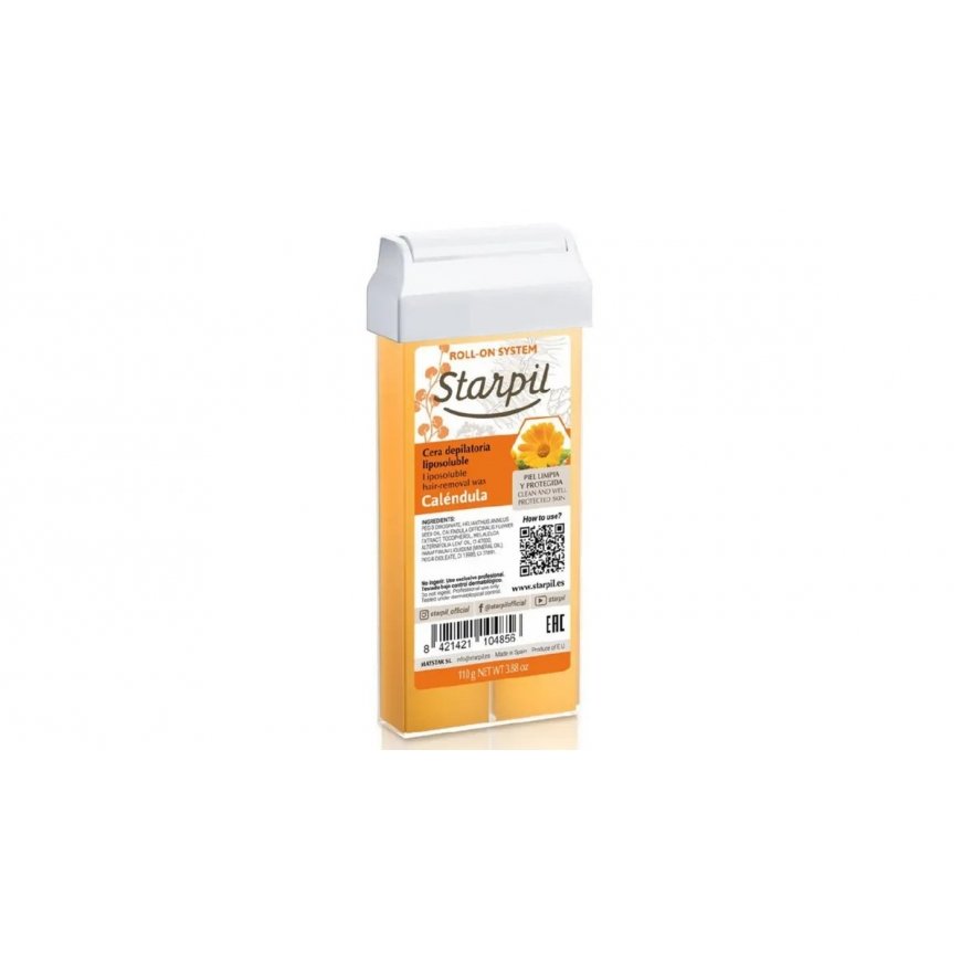 Vaskas kasetē Starpil Roll-On ar kliņģerīšiem, 110 g – 2