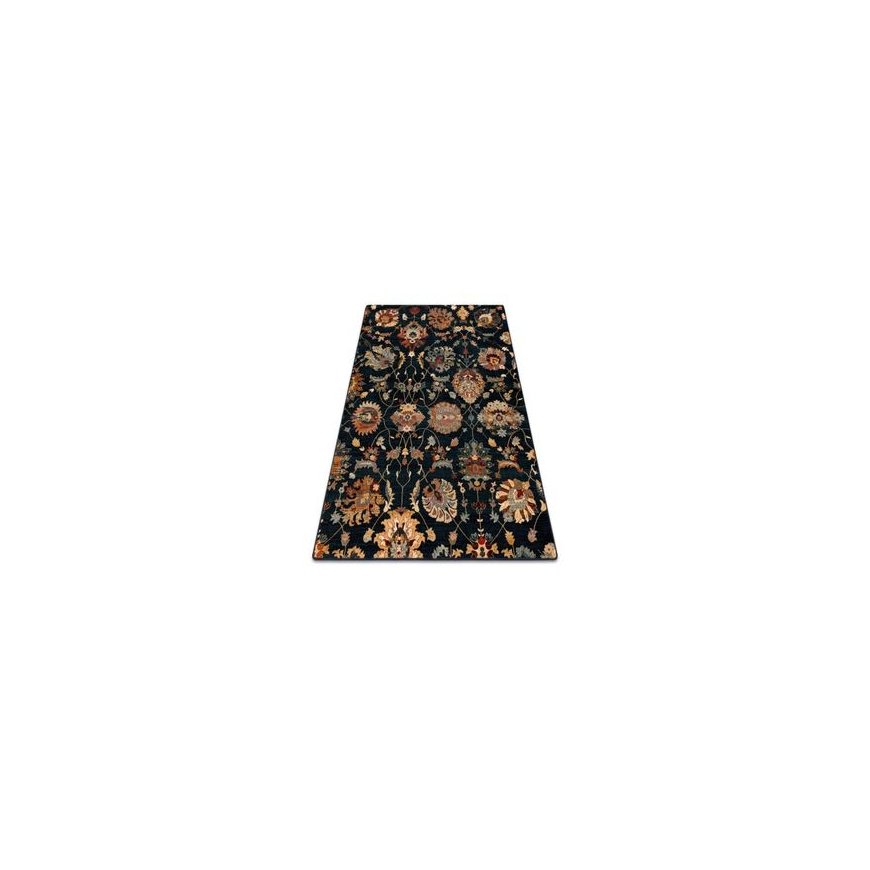 Tropiline Kilimas ARLEN LEAVES tumedas glamour stiilis, mõõtudega 80x150, Hakano – 2