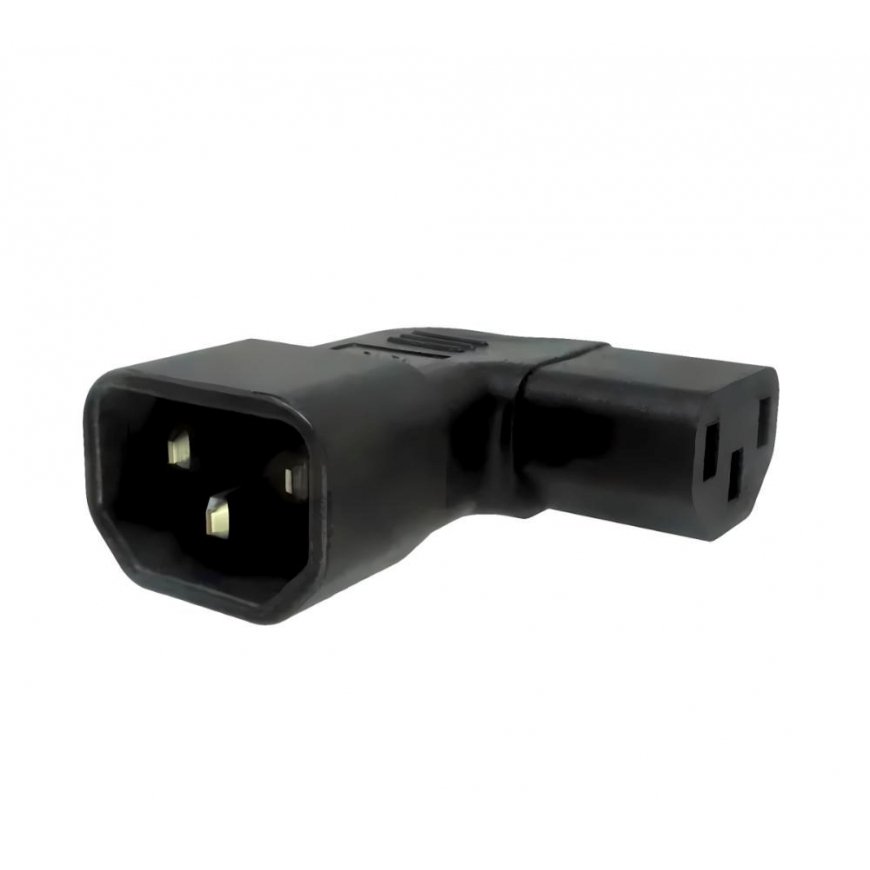 Premiumcord Kampinis adapteris IEC C13 uz IEC C14, sānu spriegums 230 V, 10 A