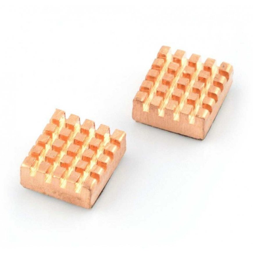 OEM Copper Radiator Kit for Raspberry Pi 3/2/B+/Zero with Thermal Conductive Tape