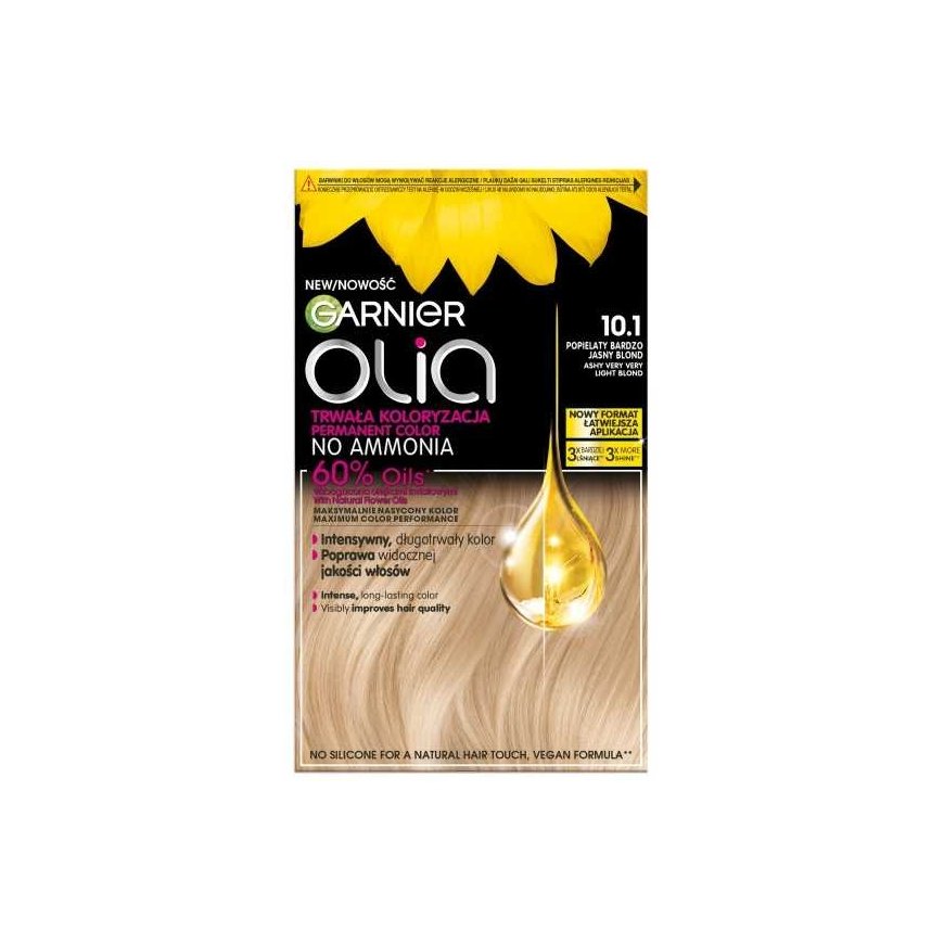 Garnier Olia Permanent Color 10.1 Ash Very Light for Light Hair