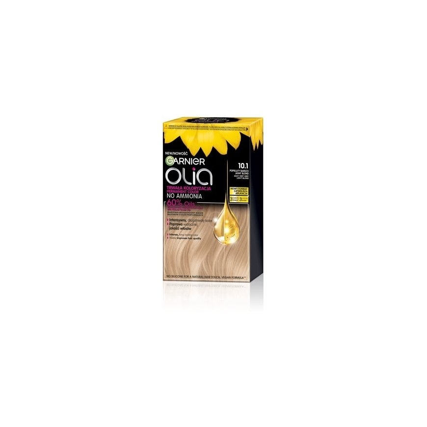 Garnier Olia Permanent Color 10.1 Ash Very Light for Light Hair – 2