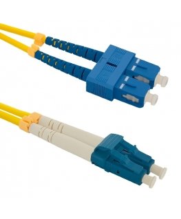 Qoltec 54034 „InfiniBand“ arba pluoštinis optinis kabelis 5 m SC LC Geltona