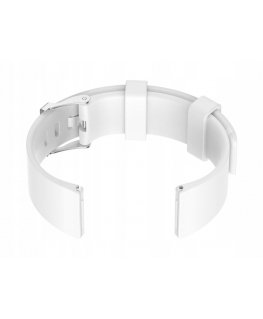 Pacific Rubber Watch Strap U15 - white/silver - 20mm