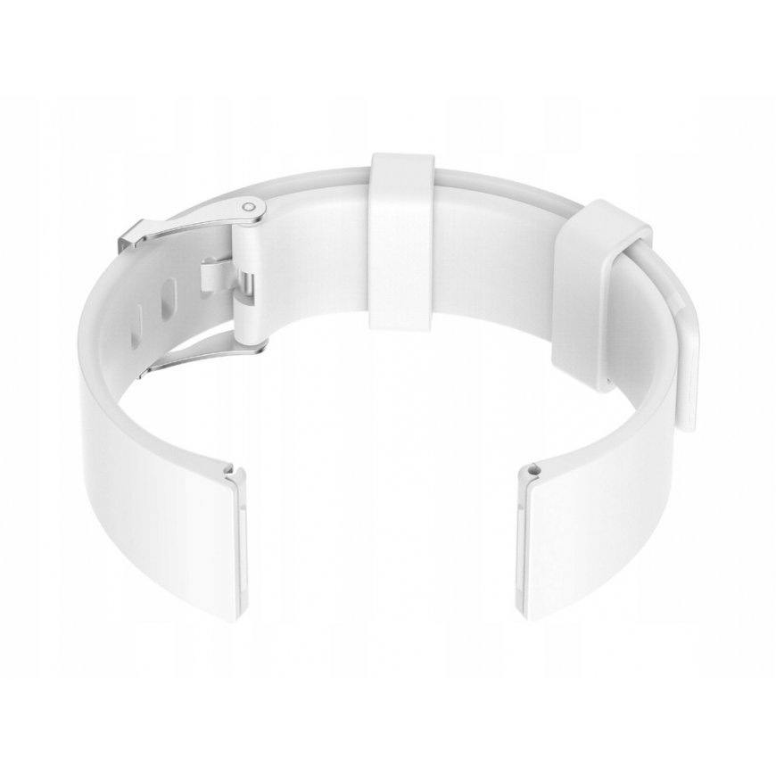 Pacific Rubber Watch Strap U15 - white/silver - 20mm