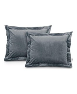 AmeliaHome Dekoratiivinen tyynynpäällinen VELVET väri harmaa tyyli glam VELVET 45x45