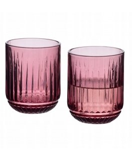 Lumarko Allesken ELISE PURPLE Rinkinys 4 stiklinėms 260ml 7,5x7,5x9,4 cm