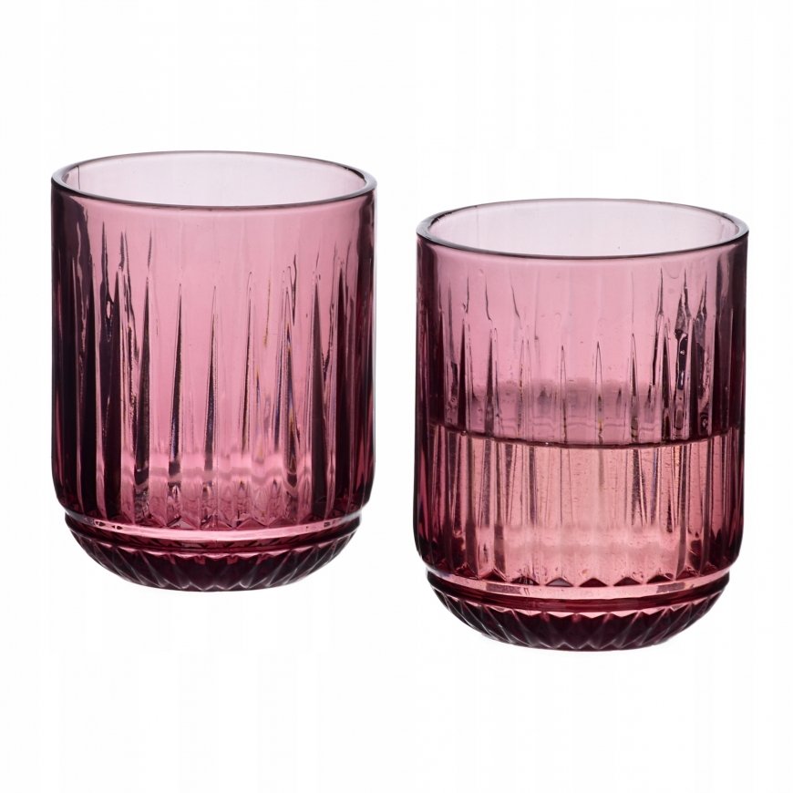 Lumarko Allesken ELISE PURPLE Rinkinys 4 stiklinėms 260ml 7,5x7,5x9,4 cm – 2