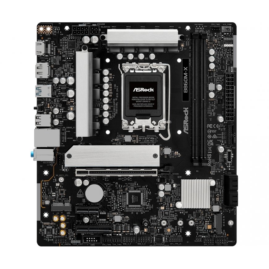 Asrock B860M-X Intel B860 LGA 1851 (Socket V1) micro ATX – 2