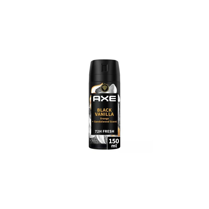 Axe Juodas Vanilla dezodorants, 150 ml