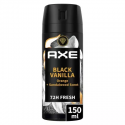 Axe Juodas Vanilla Dezodorantas Purškiklis, 150 ml Axe Juodas Vanilla Dezodorantas Purškiklis, 150 ml