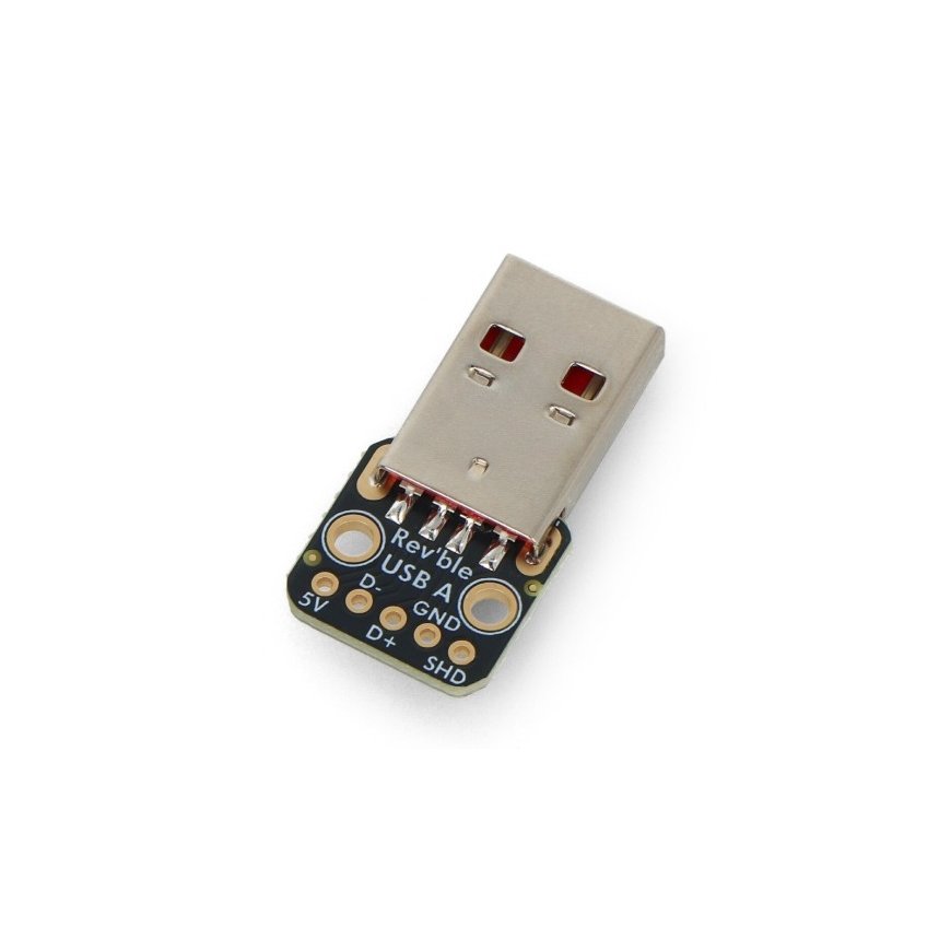 USB A Type Dual Connector Module - Mixer Plate Connector - Adafruit 6001