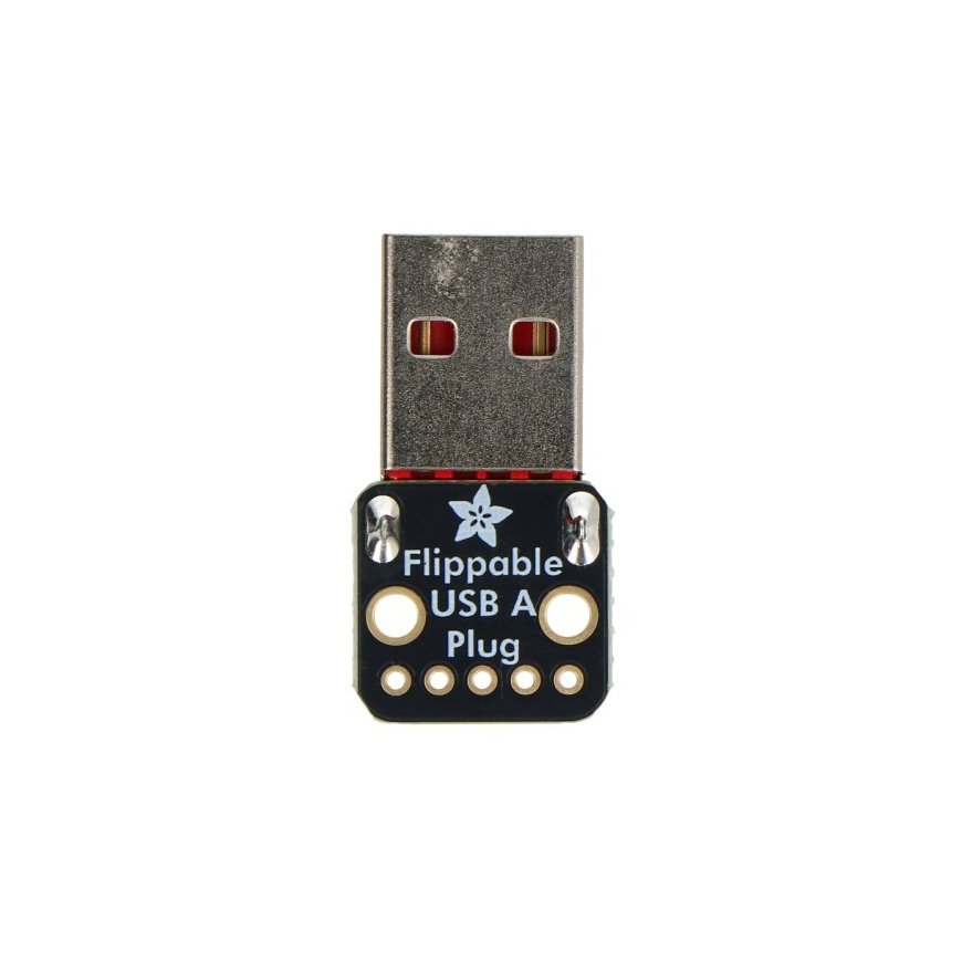 USB A tipo dvipusis kištukas - Maišymo plokštės jungtis - Adafruit 6001 – 2