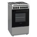 Heinner HFSC-V60LITGC-SS virtuvas Pastatoma viryklė Elektrinis Dujinė Nerūdijančiojo plieno Heinner HFSC-V60LITGC-SS virtuvas Pastatoma viryklė Elektrinis Dujinė Nerūdijančiojo plieno