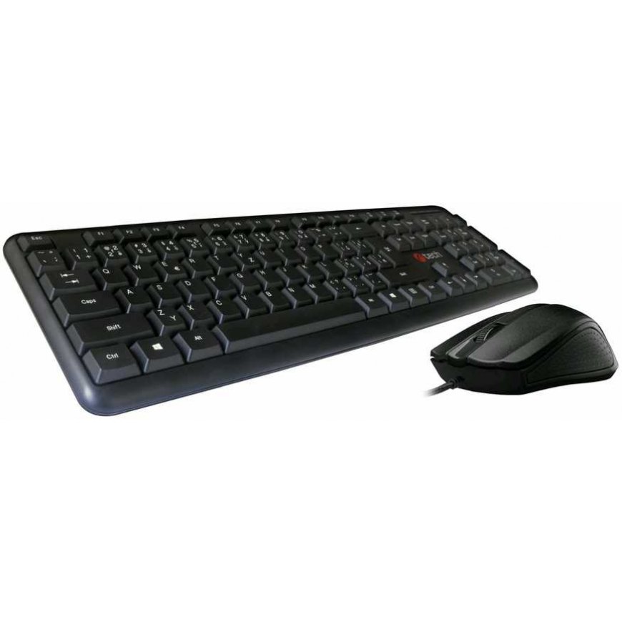 Klaviatūra C-TECH KB-102 USB slim, juoda – 2