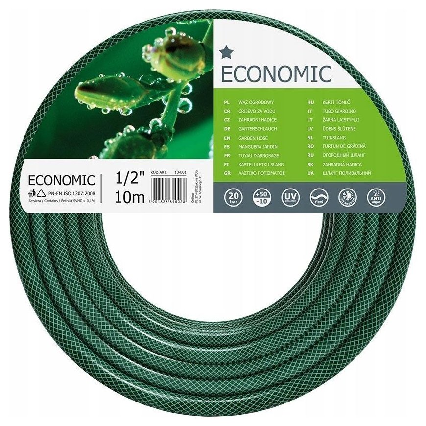 Cellfast Economic 1/2" Hose 10m – 2