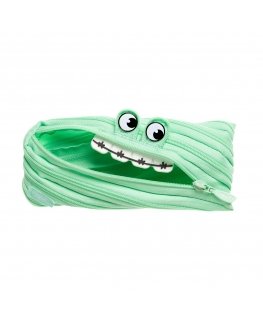 ZIPIT Gorge Monster Pouch Pencil Case, GO-4, Mint Color